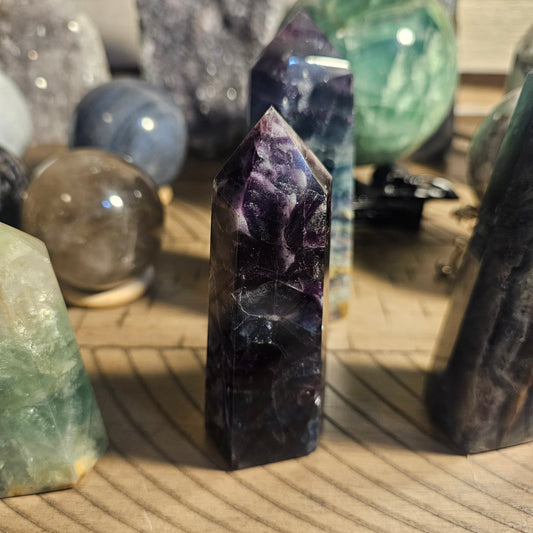Purple Fluorite Tower