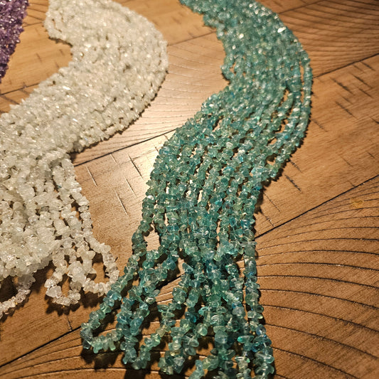 Neon Blue Apatite Necklaces