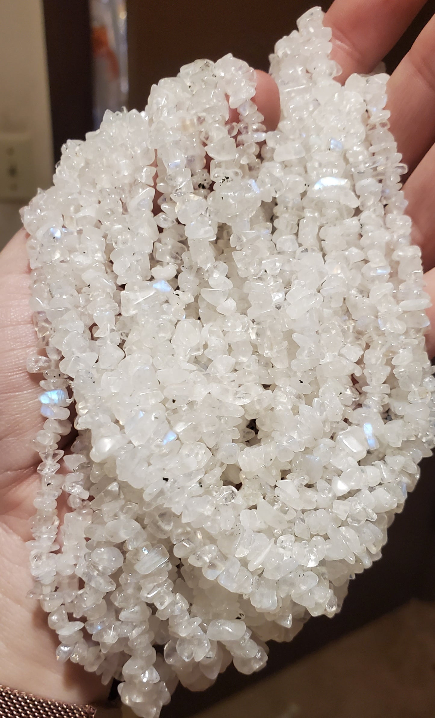 Rainbow Moonstone Necklaces